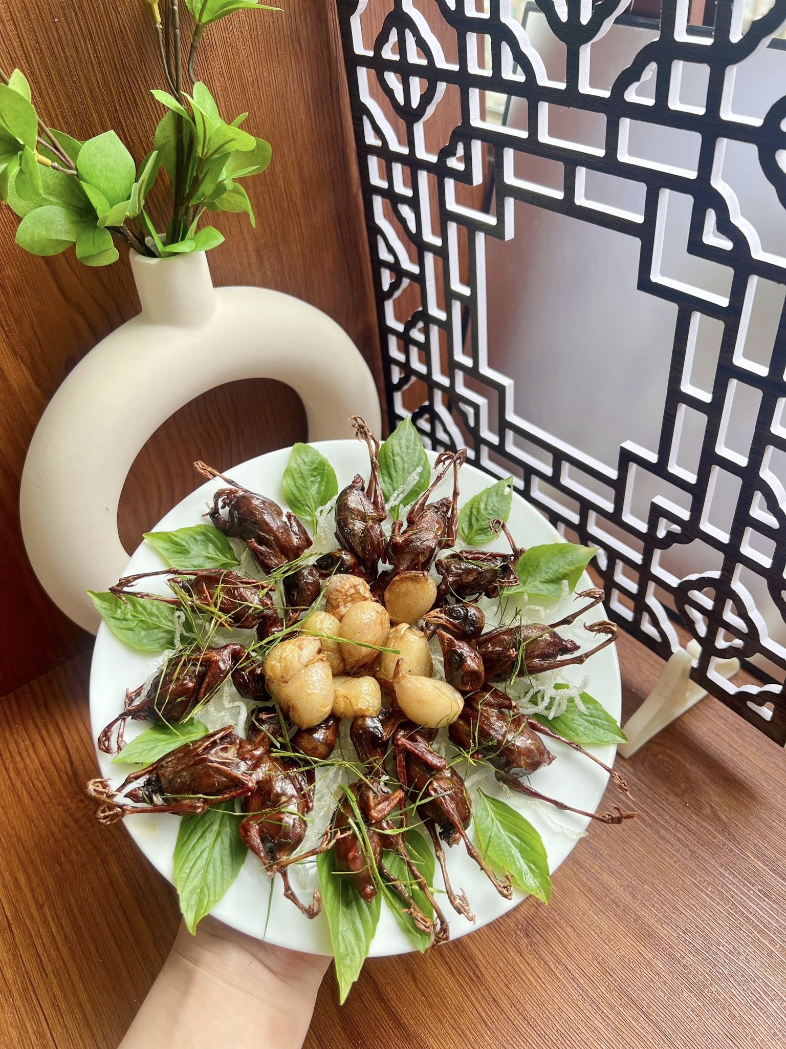 đặc sản chim sẻ đồng nướng